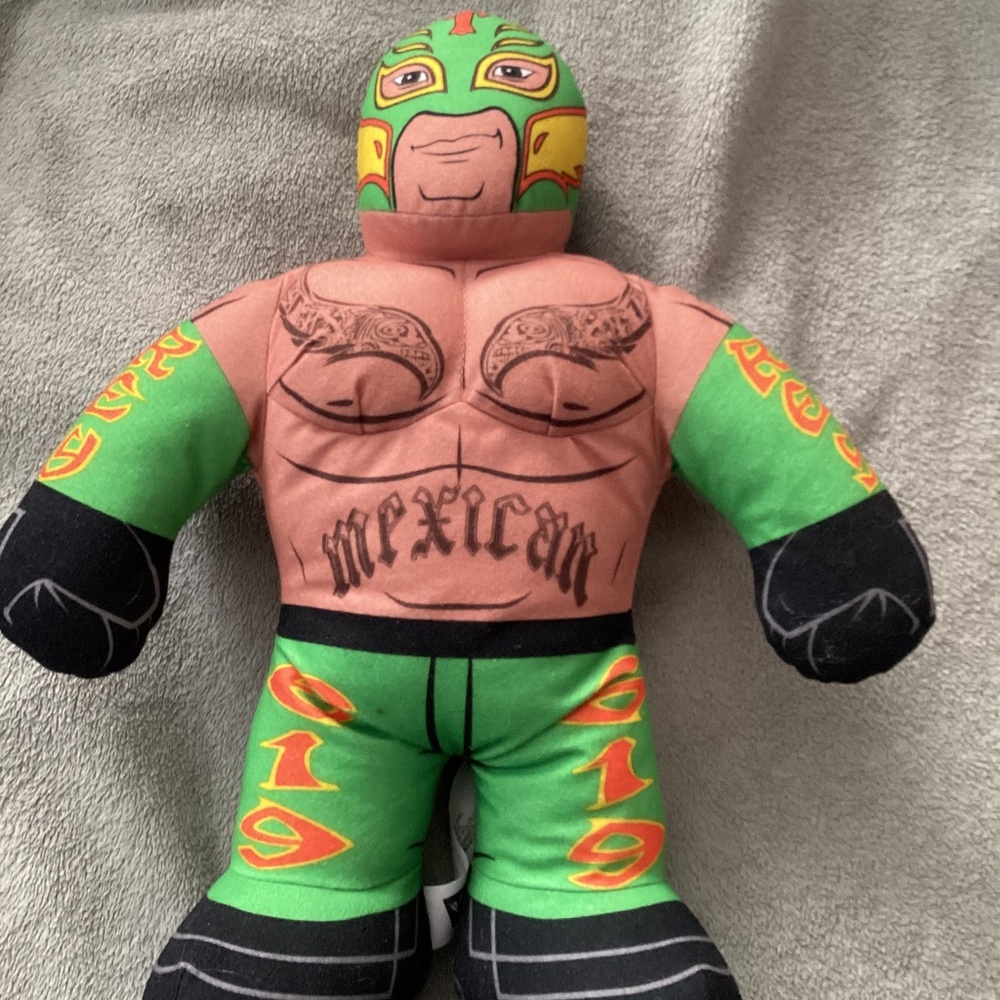 Vintage WWE Rey Mysterious Wrestling Brawlin Buddies Plush Doll Toy 2011